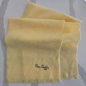 Pierre Cardin Paris Scarf Fringe Soft Classic Yellow